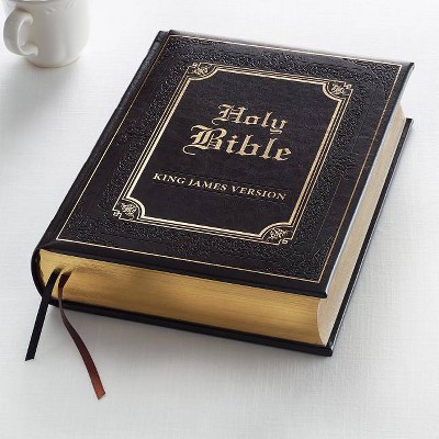 KJV Family Bible Lux-Leather - (Leather Bound)