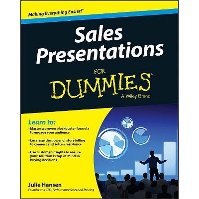 Sales Presentations for Dummies - (For Dummies) by  Julie M Hansen (Paperback)