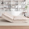 Maliang Upholstered Sofa, with 5 Adjustable Position &Massage Pillow, Bean Bag floor sofa with 2 Soft Pillows - 4 of 4
