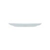 Porland 7" 4pk Porcelain Be Happy Dessert Set White: Modern Dinnerware, Dishwasher & Microwave Safe, Service for 4 - 2 of 4