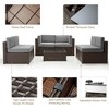 Rbied 7-Piece Wicker Outdoor Sofa Sectional Set Conversation Sets with Cushions - 4 of 4