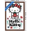 Trends International Hello Kitty: 21 Spring Cleaning - Kitty With Plant Framed Wall Poster Prints - 3 of 4