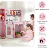 Kinder King Wooden Kids Play Kitchen, Toy Kitchen Playset for Toddler, Pretend Oven, Microwave,  Realistic Kitchen Sets for Boys Girls Age 3+ - 4 of 4