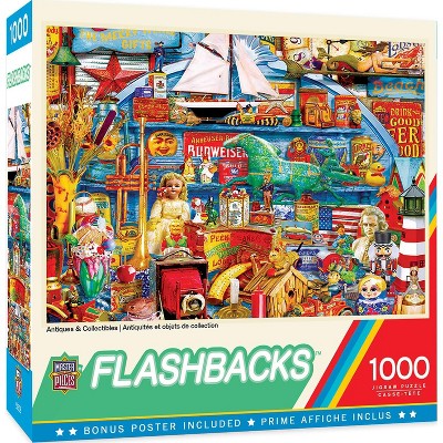 MasterPieces Inc Flashbacks Antiques & Collectibles 1000 Piece Jigsaw Puzzle