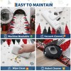 Christmas Area Rug, Christmas Tree Print Throw Carpet with Non Slip Backing, Non Shedding Low Pile Floor Carpet for Living Room, Bedroom - 4 of 4