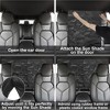 Unique Bargains Car Window Shades for Side Windows Automotive Rear Window Shade Keep Privacy Black 31.5"x27.56" - 3 of 4