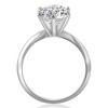 Pompeii3 3Ct Certified Platinum Solitaire Oval Lab Created Diamond Engagement Ring - Size 7 - 2 of 4