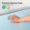 Dyonery Cooling Gel Memory Foam Mattress Topper,Comfy Bed Topper with Removable Cover,Soft & Pain Relief & Breathable Bed Topper CertiPUR-US - 4 of 4