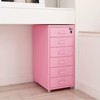 YIYIBYUS Vertical Metal File Cabinet with Lock, Modern Filing Cabinet - 3 of 4