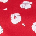 poppy red floral