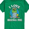 Boys' - Sesame Street - I Love Being Me Oscar Short Sleeve Graphic T-Shirt - 2 of 4