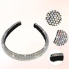 Unique Bargains Women's Fashion Simplicity Rhinestone Wide-brimmed Classic Style Headband 5.59"x0.87" Assorted Color - 4 of 4