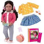 Our Generation 18" Posable Travel Doll with Storybook - Aryal