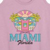 Women's - Instant Message - Miami Florida Graphic Racerback Tank - 2 of 4