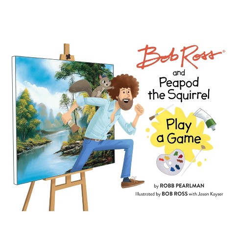 Bob Ross And Peapod The Squirrel Play A Game - (a Bob Ross And