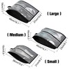 Hynes Eagle 3-Piece Travel Shoe Organizer Set-Black - 4 of 4