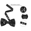 Allegra K Men's Pre-tied Solid Adjustable Classic Tuxedo Wedding Bow Ties - 3 of 4