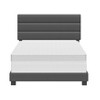 Caprice Faux Leather Channel Upholstered Platform Bed - Eco Dream - 3 of 4