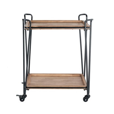 Cooper Bar Cart Black - ClickDecor