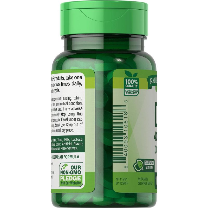 Nature's Truth Vitamin D3 400 IU (10mcg) | 100 Tablets, 4 of 5