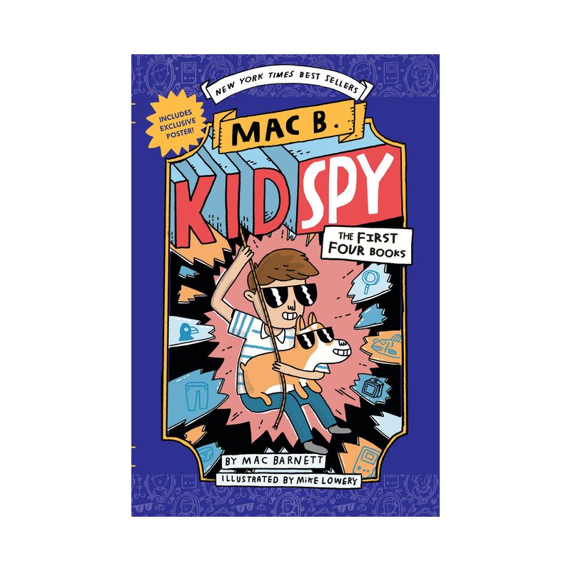 Mac B., Kid Spy Box Set, Books 1-4 (Mac B., Kid Spy) - by  Mac Barnett (Mixed Media Product), 1 of 2