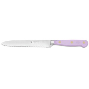 Wusthof Classic 5-Inch Serrated Utility Knife, Purple Yam - 1 of 3