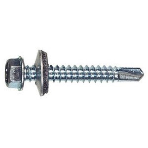 Grip-Rite Pro-Twist No. 12 Sizes X 1-1/2 in. L Hex Hex Head Screws w/Washers 5 lb - 1 of 1