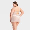 Women's Straight Neck Lingerie Babydoll Slip Dress - Auden™ - 2 of 3