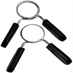 1 inch Chromed Spring Clip Collar Pair - Effortless Plate Switching for Efficient Workouts - 1 of 1