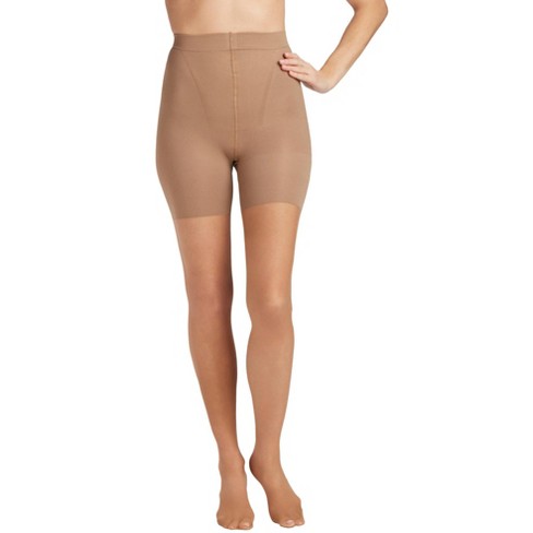 Secret Solutions Women s Plus Size Instant Shaper Tights A b Honey Target