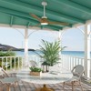 60" Lakemont Damp Rated Ceiling Fan with Remote White (Includes LED Light Bulb) - Hunter Fan: 3-Blade, Modern Style, ETL Listed, Adjustable Speed - 4 of 4