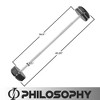 Philosophy Gym Rubber Fixed Barbell, Pre-Loaded Weight Straight Bar for Strength Training & Weightlifting - 4 of 4