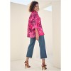 VENUS Womens Satin Long Sleeve Blouse - 3 of 4