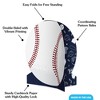 Big Dot of Happiness 3D Baseball Centerpiece Table Decorations, Freestanding Baseball Baby Shower or Birthday Party Centerpieces - 8 Count - 3 of 4