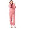 Future Planet Kids Unisex (6-14) Premium Fleece Lined Soft Cotton Pullover Hoodie Sweatshirt Loose Fit Pink - 4 of 4