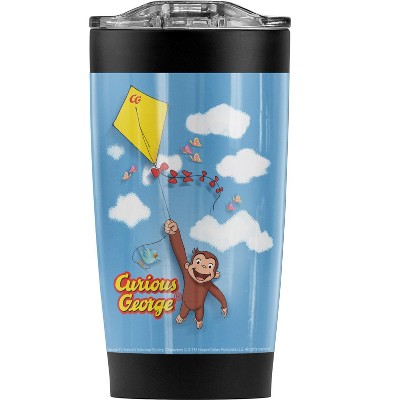 Curious George Flight Steel Tumbler 20oz Coffee Travel Mug