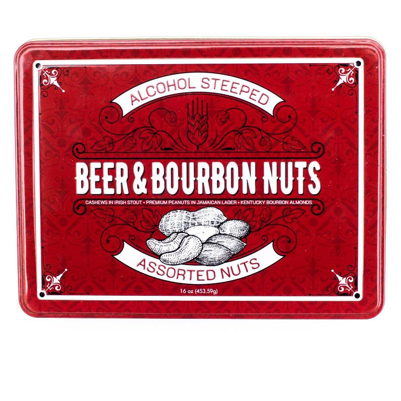 GreatFoods Trio of Liquor Nuts Gift Tin, 2 of 4