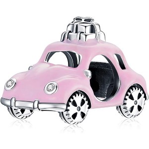 Sterling Silver Dragonfly Charm with Safety Chain - Love Buckle Travel Bead for Bracelets & Necklaces - 1 of 4