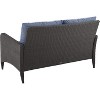 HomeStock Kiawah Outdoor Wicker Loveseat - 4 of 4
