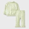 Baby Girls' 2pc Fleece Sweatshirt & Jogger Pants Set - Cat & Jack™ - 2 of 4