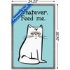 Trends International Whatever Feed Me Framed Wall Poster Prints - 3 of 4