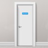 Unique Bargains Acrylic Self-Adhesive Decor Door Home Business Private Sign 2 Pcs - 4 of 4