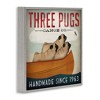 Stupell Industries Vintage Three Pugs in Canoe, 17" x 17" - 3 of 4