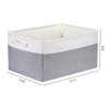 Unique Bargains Fabric Collapsible Spacious Capacity Easy to Clean Storage Bins - 4 of 4