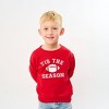 The Juniper Shop Tis The Season Football Youth Ultra-Soft Graphic Sweatshirt - 2 of 3