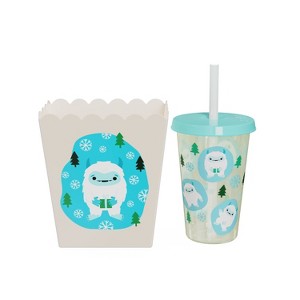 Zak Designs Popcorn Bucket and Tumbler Yeti - 1 of 4