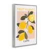 Stupell Industries Fruit Market Lemon Branch Framed Giclee Art, Gray, 12" x 18" - 2 of 4