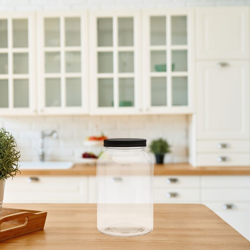 Amici Home Branson Glass Storage Jar, Airtight Food Storage, For Kitchen & Household, 3 of 6