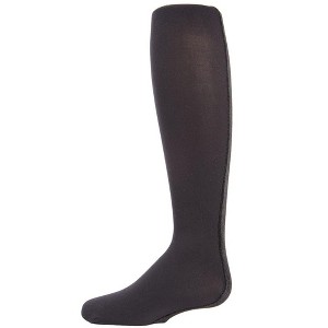 Memoi Velvet Back Seam Opaque Girls Tights - 1 of 2