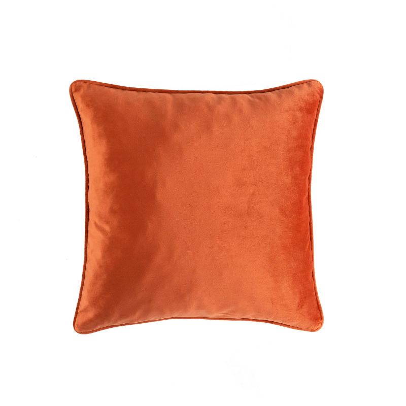 20"x20" Oversize Solid Velvet Square Throw Pillow - Lush Décor, 1 of 6